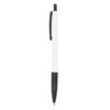 Ручка пластикова, кулькова Bergamo Thin Pen, 3505 - Чорний