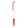 Ручка пластикова, кулькова Bergamo Thin Pen, 3505 - Червоний