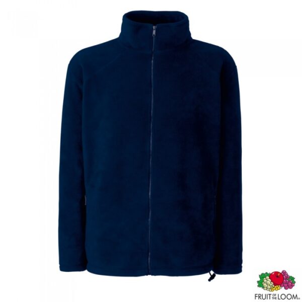 Толстовка 'Full Zip Fleece' (Fruit of the Loom), 0625100 - Темно-синій, S