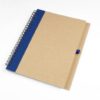 Еко-блокнот з кольоровою смугою, А5, 68390 - Синій