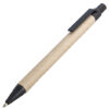 Ручка BAVOVNA з переробленого паперу та пластику, 110103 - Чорний