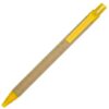 Ручка BAVOVNA з переробленого паперу та пластику, 110103 - Жовтий
