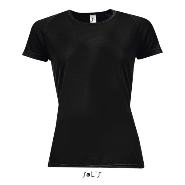 Футболка спортивна Sporty women, 01159 - Чорний, M