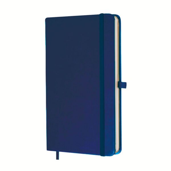 Блокнот А5 Soft, клітинка, тверда обкл, 50040238 - Темно-синій